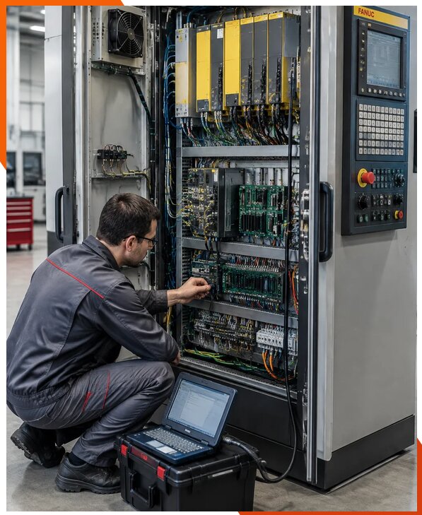 Ремонт систем ЧПУ FANUC промышленных станков в Канаше