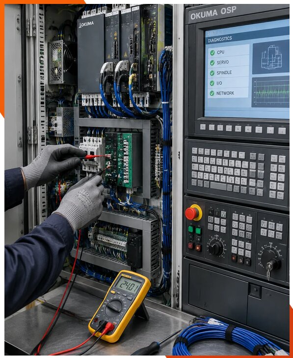 Ремонт систем ЧПУ Okuma OSP в Канаше